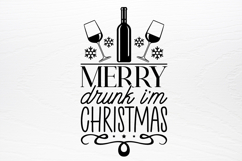 Christmas Wine SVG Product Image 2