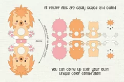 Baby Lion | Lollipop Holder | Paper Craft Template Product Image 2