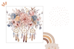 Boho Dreamcatcher Pillow, Dream Catcher Pillowcase Print Product Image 2