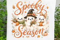 Cute Halloween Ghost Sublimation Design SVG Product Image 3