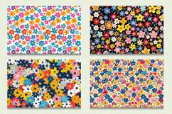 Colorful Ditsy Flowers Cutting Boards sublimation Design Product Image 2