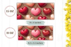 Cherry Mug Template, Love Hearts Mug Sublimation Design Product Image 2
