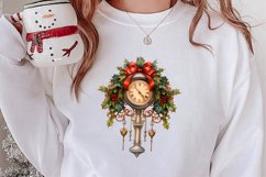 Vintage Christmas Clipart Sublimation, Christmas Clipart Product Image 2