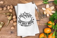 Give Us This Day Our Daily Bread Svg, Bible Verse Svg. Product Image 3