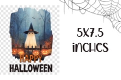 Happy Halloween Towel Design, Cartoon Halloween Ghost PNG Product Image 2