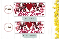 Best Ever Mom Mug Design, Love Mom Sublimation, Family Mug Product Image 2
