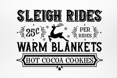 Vintage Christmas Sign SVG Product Image 2