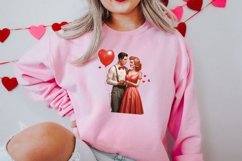 Valentines Day Couple Clipart, Valentines Clipart Product Image 2