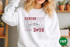 Senior Mom 2026 graduation PNG Sublimation Design Product Image 2