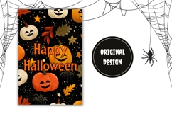 Halloween Pumpkins Garden Flag, Cute Halloween Garden Flag Product Image 2