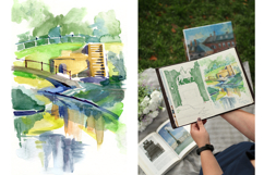 Saint Petersburg Watercolor Sketch Set Product Image 2