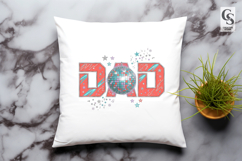 Retro Disco Dad Clipart Sublimation PNG Product Image 2