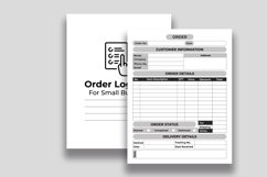 Business Order Logbook KDP Interior Product Image 2