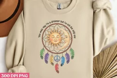 You may say i'm dreamer PNG, Sun and Moon Sublimation PNG Product Image 3