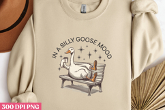 IN A SILLY GOOSE MOOD PNG, Vintage Silly Goose Sublimatio Product Image 3