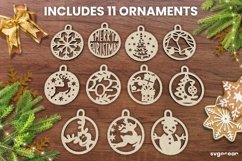 Christmas Box Laser Cut | 11 Christmas Toys | Glowforge Product Image 2