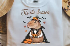 Halloween Capybara Sublimation PNG, Tis the season Product Image 2