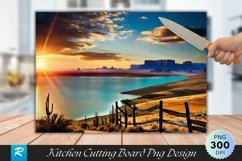 Scenery Cutting Board Sublimation Design Product Image 1