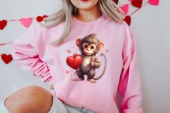 Valentines Day Animals Clipart, Valentines Couple Product Image 2