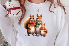 Christmas Family Animals Clipart, Christmas Clipart Product Image 2