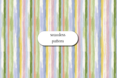 Pastel Brush Stripe Seamless Pattern, Soft Painted Lines Product Image 1