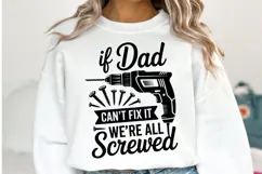 If Dad can't fix it svg | Svg Cut File | Shirt Svg Product Image 1
