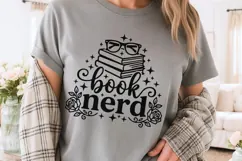 Book Nerd Svg, Book Lover Svg, Book Club Svg, Book Worm Svg. Product Image 3
