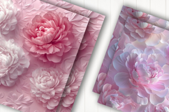 Pink peony soft digital paper Product Image 2