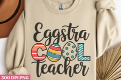 Retro Teacher Easter Sublimation Bundle PNG Product Image 8