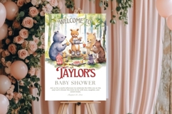 Baby Shower Welcome Sign Template 111 Product Image 2