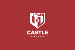 Castle Shield Logo Design Vector Template Product Image 2