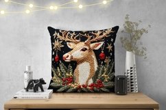 Christmas Deer Pillow Case Designs, Christmas Pillowcase PNG Product Image 2