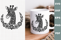 Giraffe Design, Cutting board, Laser cut, Cricut svg Product Image 2