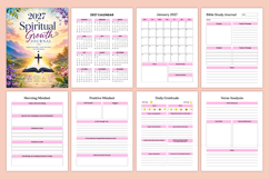2027 Spiritual Growth Journal | Christian Faith Planner Product Image 2