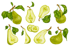 A set of ripe pears. Product Image 1