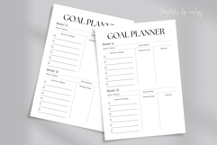 Goal Planner Template Canva | Editable Goal Setting Planner Product Image 2