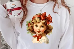 Vintage Christmas Clipart, Vintage Christmas Clipart Product Image 2