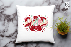 Cute Glitter Dad Cherry Sublimation PNG Product Image 2