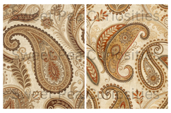 Shabby Chic, Paisley, Papers, Junk Journal Product Image 2