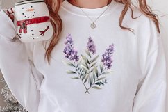 Lavender And Christmas Tree Sublimation Clipart Product Image 2