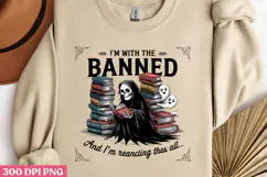 I'M WITH THE BANNED And I'm rereading PNG Product Image 2