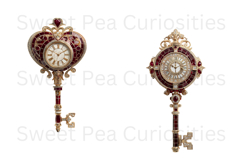 Keys, Ephemera, PNG, Junk Journal, Vintage, clipart Product Image 2