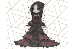 Gothic Halloween Clipart Dark Aesthetic PNG, Halloween Png Product Image 2