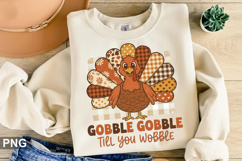 Gobble Gobble Till You Sublimation - Halloween PNG Design Product Image 2