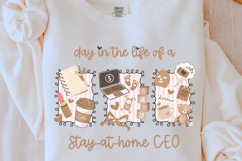 Coquette Day in the Life of a Stay-at-Home CEO Mom PNG DIY Product Image 6