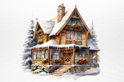 Christmas Houseplants Clipart PNG Product Image 2