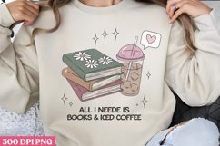 All i neds is books &amp; iced coffee PNG, Iced Coffee Mental Product Image 2