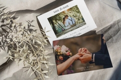 Modern Photo Save the Date Card Template Product Image 2