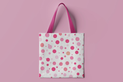 Pink Dot Hearts Digital Paper Product Image 2