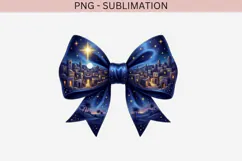 Christmas winter bow png design for T-shirts Product Image 2